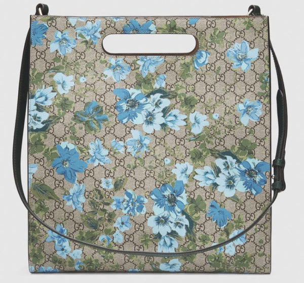 Gucci Linea C Blooms Print XL Tote | Luxury Fashion Clothing and